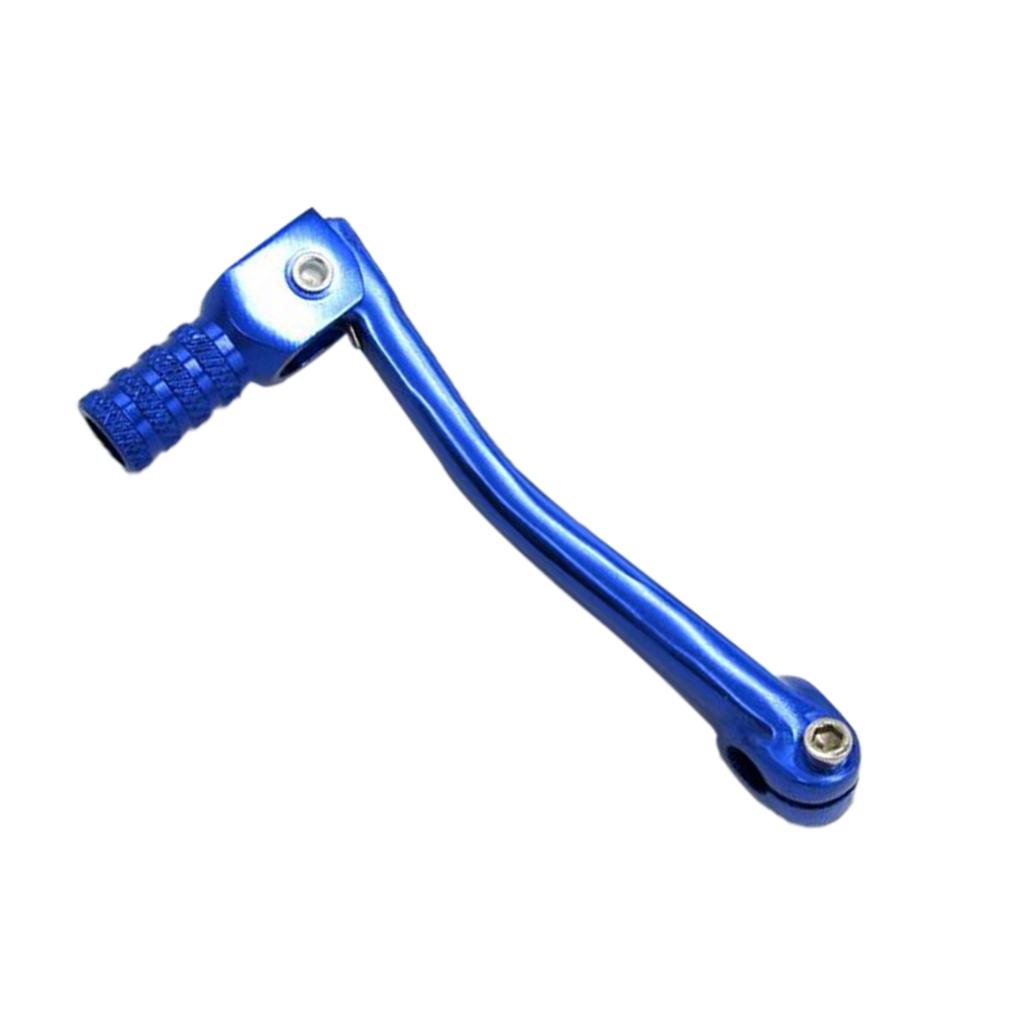 КПП Рычаг питбайк (алюминиевый ) складной (синий)