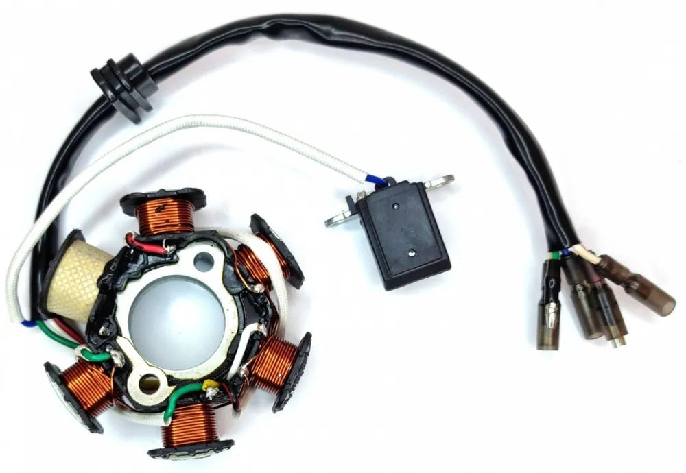 Генератора Статор Racer 125 (153FMI) 6 катушек (50-110-125 сс)