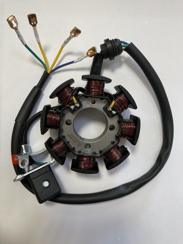 Статор генератора (8 катушек) (4 провода)