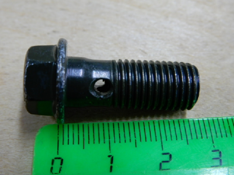 Болт шланга радиатора d=10 мм (Racer питбайк)