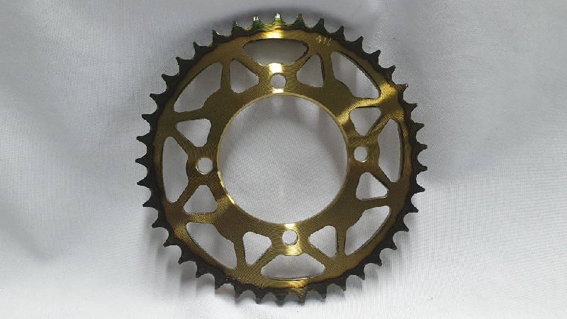 Звезда питбайк 428-41 (П=76 мм) IRBIS TTR 125,  Kayo 125-140-160 (коричневая)