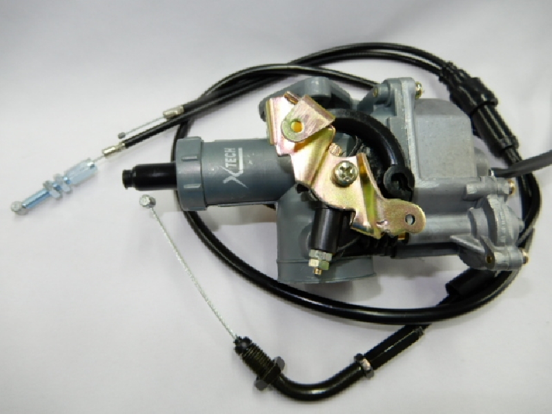 Карбюратор (XTech) PZ 30 с ускорителем + тросик с загибом