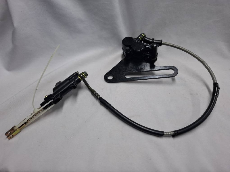 Задняя тормозная система в сборе IRBIS TTR 250 кросс оригинал (есть повреждения)