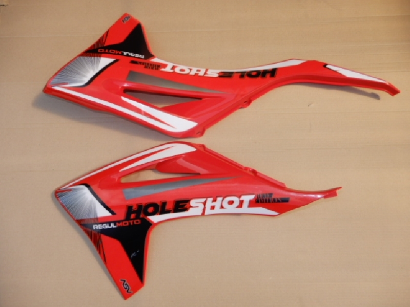 Пластик на бак STELS ENDURO EN250 левый и правый, Regulmoto Holeshot Red Edition, GASGAS EC/EC-F 2021-23 год