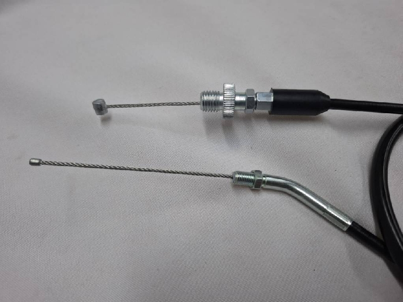 Трос газа Kayo K6/-R, KT250 (2021) (102 см по рубашке) (выход 13,5 см) резьба к карбюратору