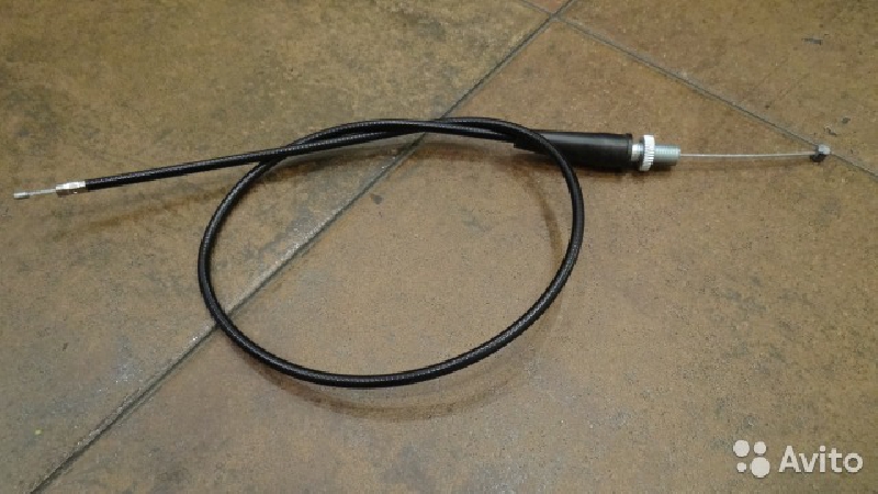 Трос газа IRBIS TTR 125 по рубашке L = 81 см выход 10,5 см