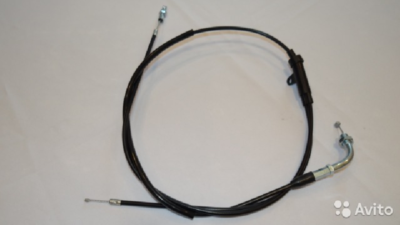 Трос газа ДВОЙНОЙ с загибом 105 см