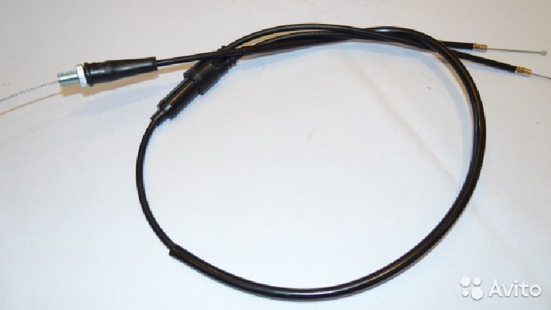 Трос газа ДВОЙНОЙ  прямой 105 см