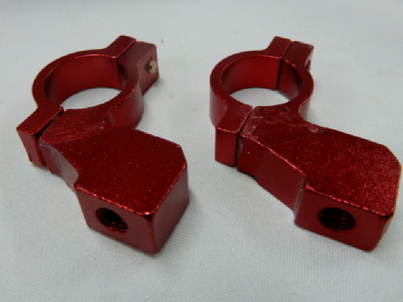 Крепления для зеркал d= 8 мм (красные 2 шт)
