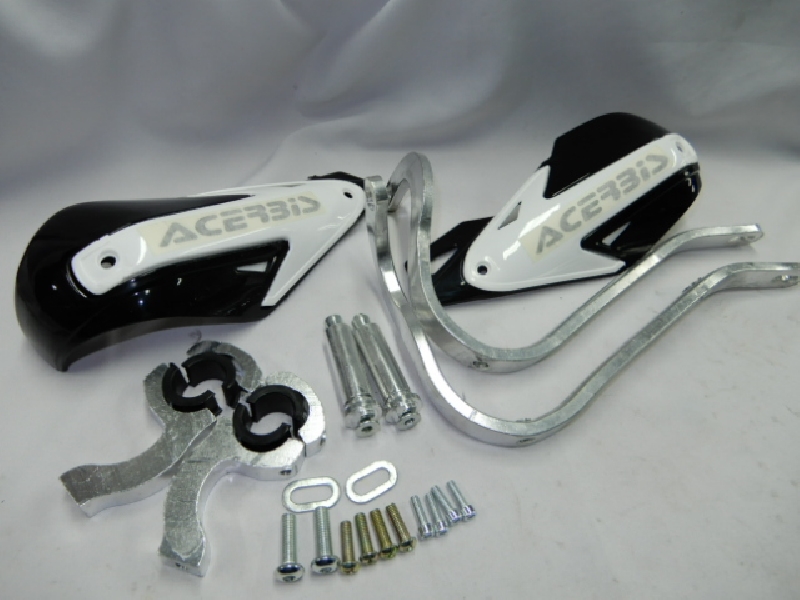 Защита рук армированная черно-белая (крепление d= 22-28 мм)