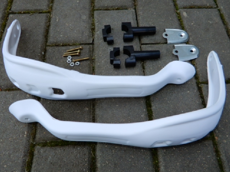 защита рук (полностью пластик) белая Racer Panther 200-250 - RC300-GY8X PANTHER