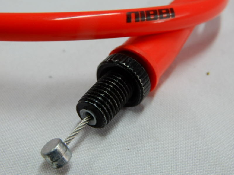 Трос газа WELS MZK 250 L=96 см + (выход 14,5 см) красный (PWK-PE)