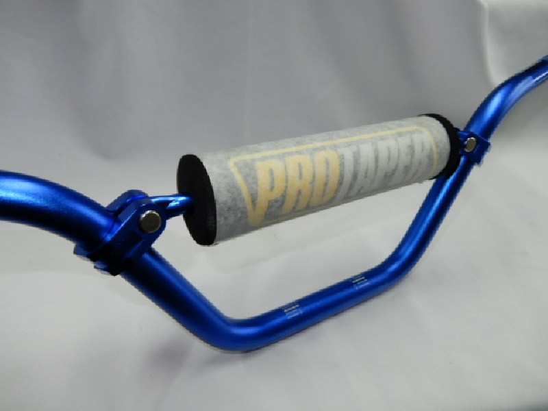 Руль (22) питбайк синий L=740