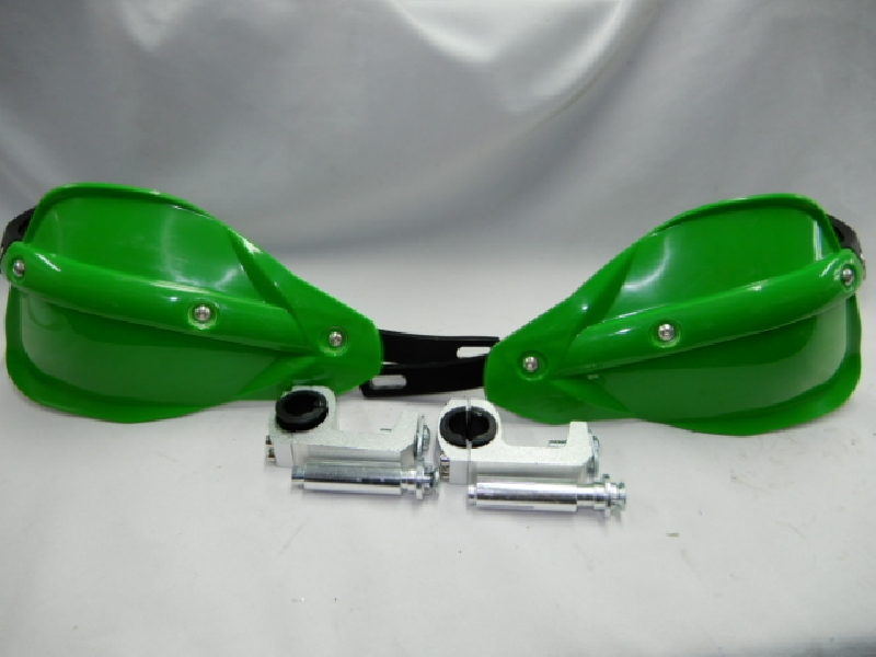 Защита рук армированная зеленая (крепление d=22 или 28 мм) ДЛЯ ЛЮБОГО РУЛЯ