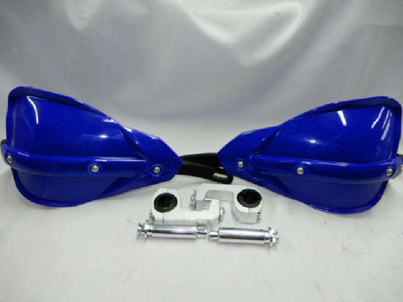 Защита рук армированная синяя (крепление d=22 или 28 мм) ДЛЯ ЛЮБОГО РУЛЯ