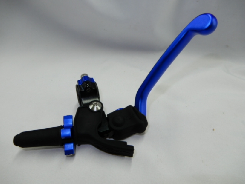 Рычаг сцепления складной (360 градусов) (синий)