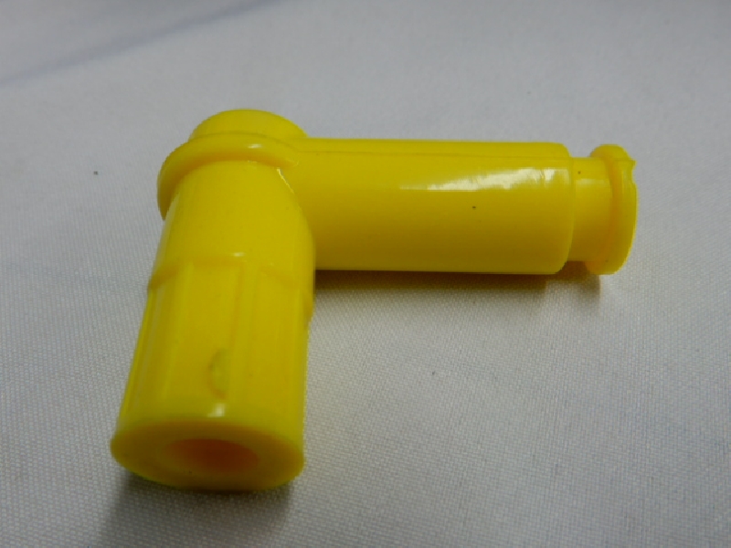 Колпачек свечной силикон желтый