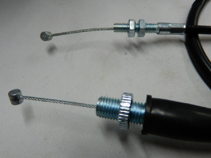 Трос газа ATAKI S003 (для вакуумного карбюратора) 85см рубашка (выход 12 см)