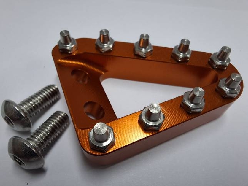 ЛАПКА рычага заднего тормоза IGP ( тип KTM) оранжевая