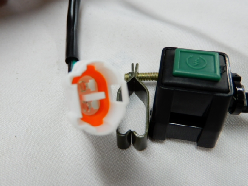 Пульт включения двигателя (квадратный) зеленый Regulmoto Athlete