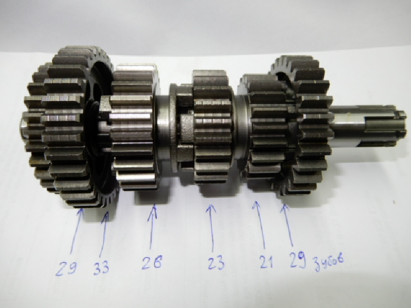 КПП в сборе Racer Ranger 250 (177А) L=189 L=167, 175MN Minsk