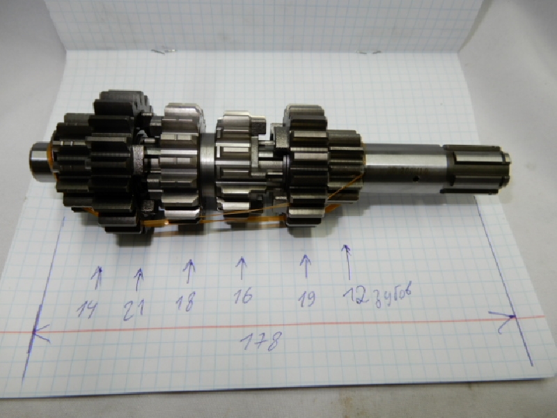 КПП ZS174MN (CBS300), 6 передач