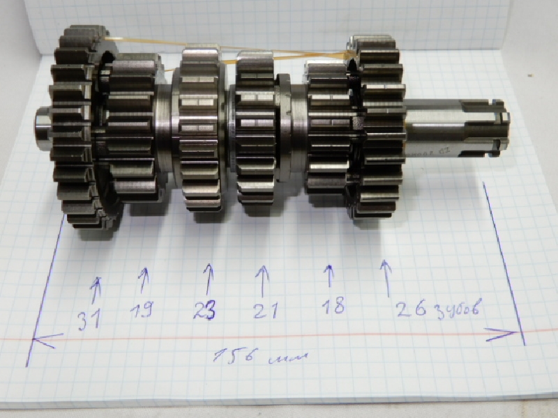 КПП ZS174MN (CBS300), 6 передач