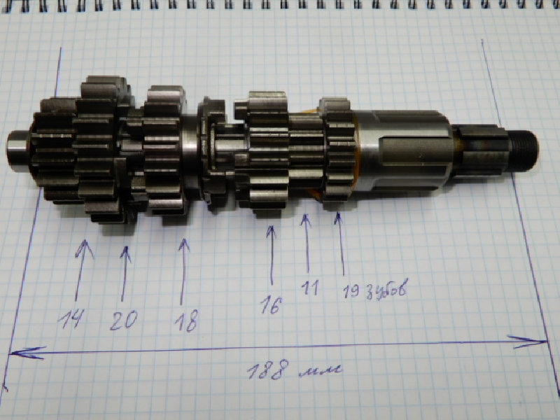 КПП 172 FMM PR (L=188 мм - L=166 мм ) 5 передач
