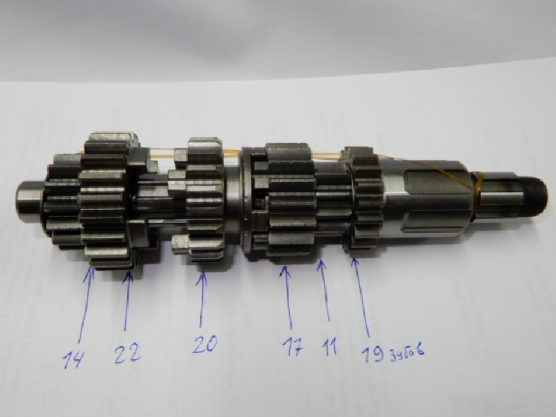 КПП в сборе Racer Ranger 250 (177А) L=189 L=167, 175MN Minsk
